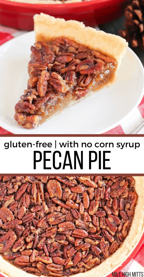 Gluten Free Pie Recipes, Gf Pastry, Gluten Free Pecan Pie, Gluten Free Christmas Desserts, Gluten Free Pecan, Gluten Free Pie Crust, Gluten Free Holiday, Gluten Free Thanksgiving, Homemade Dessert