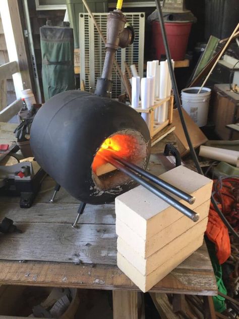 8 Homemade Forge Plans To Build Your Own Forge for Free Build A Forge, Mini Forge, Homemade Forge, Forge Burner, Home Forge, Diy Forge, Gas Forge, Propane Forge, Blacksmith Forge