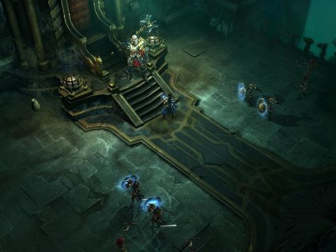 Throne Painting, Alien Ruins, Dungeon Environment, Diablo Game, Game Level Design, Dark Eldar, Gods Of Egypt, Game Graphics, Floor Texture