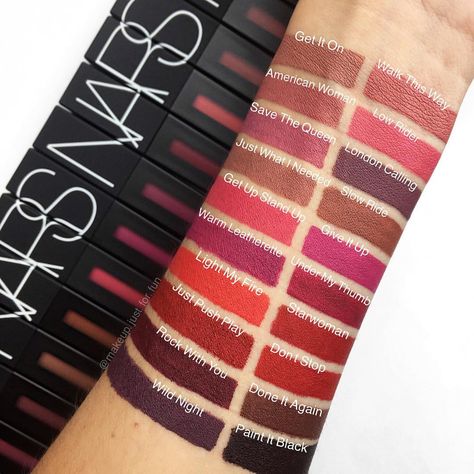 NARS POWERMATTE  Lip Pigment • NEW Hotness from @narsissist • #lipstick #lipstickswatch #swatch #swatches #lipstickswatches #nars Winter Lip Color, Nars Powermatte Lip Pigment, Vampy Lips, Winter Lips, Nars Lipstick, Diy Dry Shampoo, Long Hair Tips, Matte Lipsticks, Lip Gloss Colors