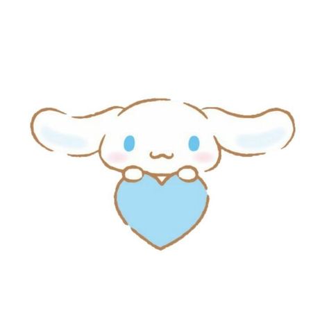 Cinnamoroll Sanrio Aesthetic, Cinnamoroll Aesthetic, Cinnamoroll Icon, Sanrio Aesthetic, Cinnamoroll Sanrio, White Background, Follow Me, Blue, White