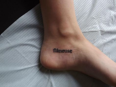 Fluent French, Side Hand Tattoos, Small Quote Tattoos, Foot Tattoos For Women, Flower Tattoo Shoulder, French Word, Sister Tattoos, Sleeve Tattoos For Women, Ink Ideas