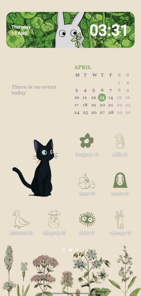 Ghibli Ios Icons, Ghibli Theme Wallpaper, White Studio Ghibli Wallpaper, Homescreen Wallpaper Studio Ghibli, Instagram Highlight Covers Studio Ghibli, Studio Ghibli Characters Icon, Studio Ghibli Website, Studio Ghibli Widget Icons Green, Studio Ghibli Wallpaper Home Screen