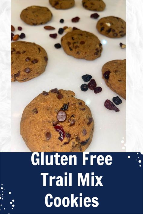 Easy Gluten Free Trail Mix Cookies with peanut butter using Simple Mills Chocolate Chip Cookie Mix. Nurturing Food, Cookies With Peanut Butter, Trail Mix Cookies, Most Pinned Recipes, Simple Mills, Chocolate Chip Cookie Mix, Trending Pins, Recipe Boards, Cookie Mix