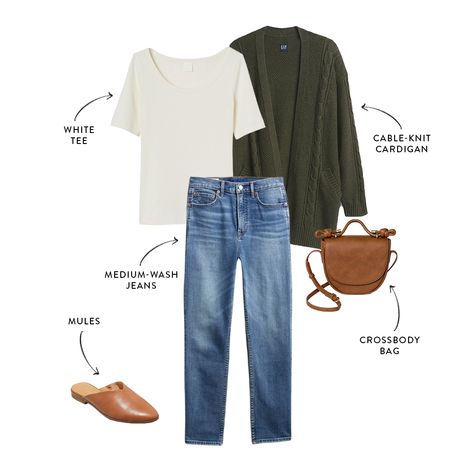 7 Comfy and Casual Fall Outfits for Moms | The Everymom Mama Outfits, Mom Style Fall, Mom Outfits Fall, Realistic Fashion, Mom Fall, Jeans Outfit Fall, Casual Outfits For Moms, The Cardigans, Weather Outfits