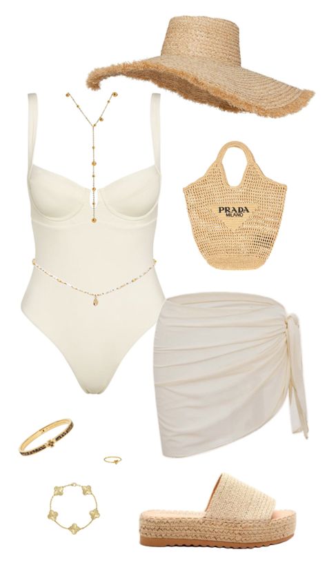 #tan #beach #swimwear # summer #vacation Summer Beach Outfit Beachwear, December Outfits, Holiday Outfits Summer, Vacation Outfits Women, Vacay Outfits, Business Outfits Women, Beach Wear Outfits, Summer Beach Outfit, Cruise Outfits