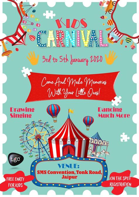 Carnival Poster Ideas, Carnival Poster Design, Poster Ideas For School, Carnival Invitation Template, Fundraising Poster, Carnival Poster, Poster Design Kids, Market Day Ideas, Contest Poster