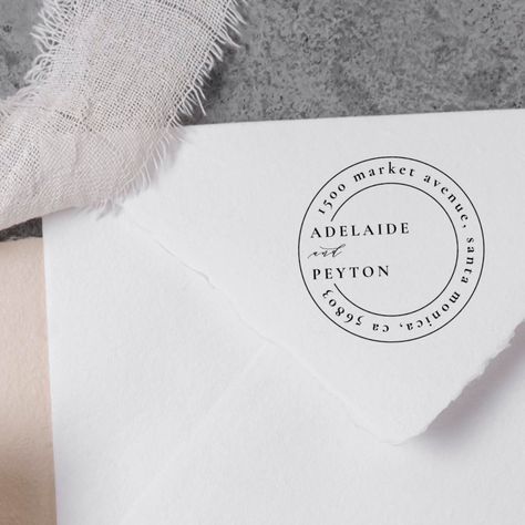 Return Address Stamp, Wedding Name, Address Stamp, Love Posters, Newlywed Gifts, Self Inking Stamps, Classic Wedding, Wedding Invites, Return Address