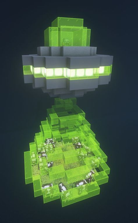 #minecraft #minecraftbuild #aliens #ufo #alien #cows Space Builds Minecraft, Cow Minecraft Build, Cow House Minecraft, Minecraft Alien Build, Ufo Minecraft, Minecraft Pen, Pen Minecraft, Minecraft Alien, Minecraft Cow Pen