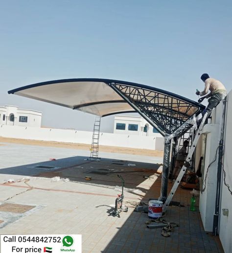 Car Parking Shade, Carport Design, Carport Designs, Door Gate Design, Construction Tools, Door Gate, Modern Staircase, Parking Design, Khalid