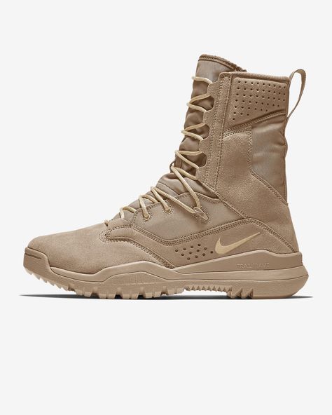 Nike SFB Field 2 8" Tactical Boot. Nike.com Mens Tactical Boots, Nike Sfb Boots Outfit, Nike Military Boots, Nike Tactical Boots, Nike Combat Boots, Nike Sfb Boots, Nike Boots Mens, Nike Sfb, Military Combat Boots