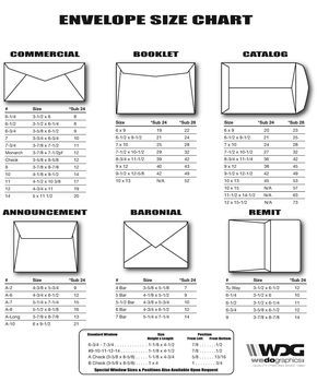 Envelope Size Chart by We Do Graphics | Customer Resources Envelopes Template, Envelope Size Chart, Making Envelopes, Envelope Maker, Envelope Tutorial, Card Making Templates, How To Make An Envelope, Diy Envelope, Envelope Punch Board