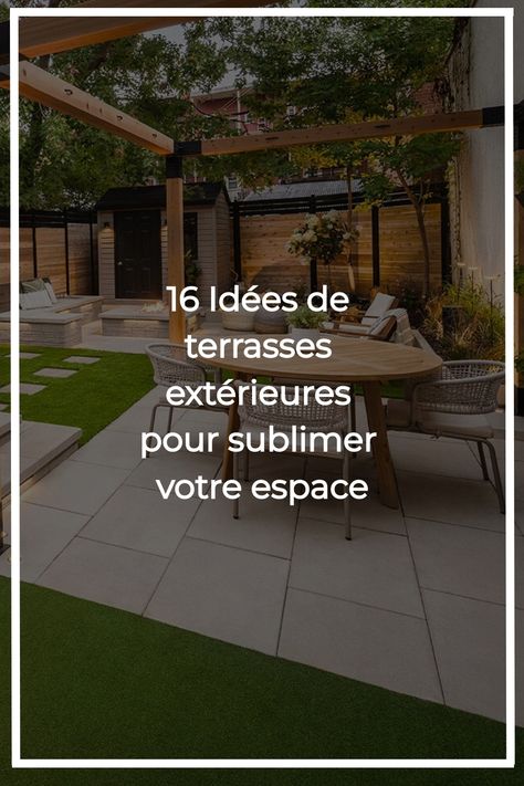 Transformez votre terrasse avec ces 16 idées inspirantes ! Des coins détente avec spa aux cuisines extérieures élégantes, Techo-Bloc propose des concepts pour sublimer chaque espace. Découvrez comment maximiser le potentiel de votre terrasse et créer un espace extérieur accueillant et fonctionnel. Outdoor Design, Pergola, Zen, Spa, Architecture, Design