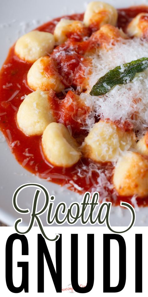 Gnudi are delicate, pillowy dumplings of ricotta cheese, four, egg york and salt, similar to their cousin gnocchi but made with ricotta cheese instead of cooked potato. Also known as ricotta gnocchi, they can easily be made gluten-free. Toss with your favorite marinara sauce or saute them with brown butter and sage and you have a delicious meal in under 30 minutes. Ricotta And Potato Gnocchi, Gluten Free Gnudi, Gluten Free Ricotta Gnocchi, Ricotta Stuffed Gnocchi, Gnocchi With Ricotta Cheese, Riccota Gnocchi Recipe, Things To Make With Ricotta, Ricotta Gnocchi Recipes Homemade, Riccota Cheese Recipes Dinners