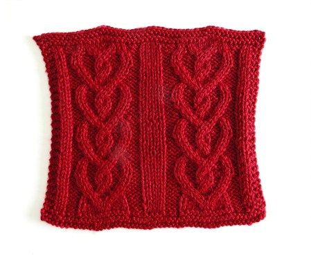 Knit Heart Stitch, Cable Heart Knitting Pattern Free, Heart Cable Knit Pattern, Free Cable Knitting Patterns, Heart Knitting Pattern, Patchwork Afghan, Knitted Heart Pattern, Knitted Patchwork, Knitting 101