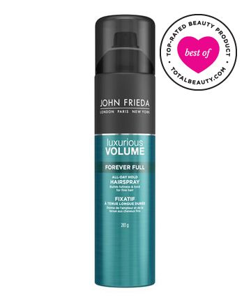 Best Drugstore Hairspray No. 1: John Frieda Luxurious Volume Forever Full Hairspray, $5.49 Best Drugstore Hairspray, Best Hairspray, Hair Volume Spray, Best Acne Products, Total Beauty, John Frieda, Beauty Samples, Hair Treatments, Beauty Products Drugstore