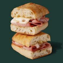 Check out this Ham & Swiss on Baguette from Starbucks: Starbucks Cinnamon Dolce Latte, Starbucks Caramel Apple Spice, Starbucks Prices, Crispy Grilled Cheese, Iced White Chocolate Mocha, Vanilla Bean Scones, Classic Coffee Cake, Starbucks Hot Chocolate, Mocha Cookie Crumble