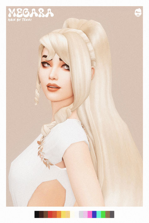 Find this Disney Megara-themed Hercules hair at # 3 in our CC list for The Sims 4! Sims 4 Star Accessories, White Hair Cc Sims 4, Sims 4 Cc Hair All Ages, Sims 4 Cute Hairstyles, Sims 4 Cc Black Widow, Super Long Hair Sims 4 Cc, Sims 4 Sea Monster Cc, Sims 4 Cc High Ponytail Maxis Match, Sims Elf Cc