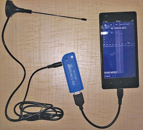 This project talks about how RTL-SDR dongles can easily perform the function of an SDR receiver using an Android smartphone with on-the-go (OTG) support. Mobile Ham Radio, Rtl Sdr, Cell Phone Antenna, Ham Radio Equipment, Smartphone Technology, Ham Radio Antenna, Diy Tech, Enterprise Application, Electronic Circuit Projects