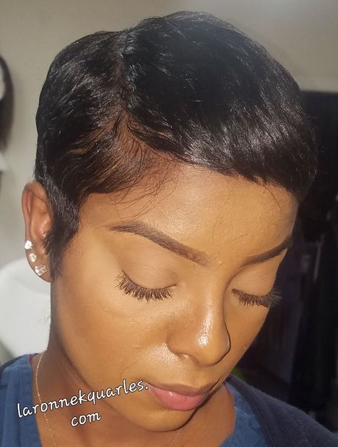 Cute Pixie Cuts For Black Women, Short Pixie Cut Black Women, Relaxed Hairstyles, Short Relaxed Hairstyles, Short Hair Designs, Black Hair Short Cuts, Natural Hair Short, Hair Short Cuts, Natural Hair Short Cuts