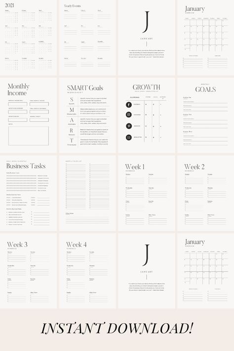 Free Business Planner, Study Planner Printable, To Do Planner, Planner Layouts, Small Business Planner, Planner Printables Free, Good Essay, Project Planner, Business Planner