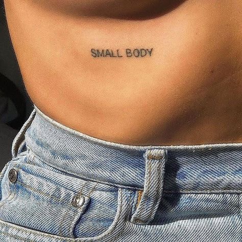 Small Tattoos on Instagram: “Small body / Heavy soul, on @minnahigh, by @mackrotattoos · Stuttgart 🇩🇪” Phrases For Tattoos, Heavy Soul, Indie Dress, Soul Tattoo, Minimal Tattoo Design, Flower Wrist Tattoos, Wild Tattoo, More Tattoo, Hip Tattoos Women