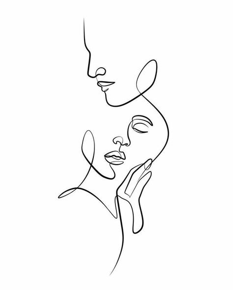 Line Art Faces Tattoo, Women Line Work Tattoo, One Liner Drawing, Hand Grabbing Face Reference, Face Line Tattoo, Contemporary Tattoo, Women Drawings, Drawings With Meaning, Empowering Tattoos