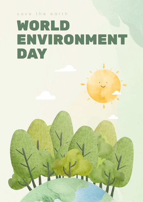 Environmental Day Poster, Environment Day Poster Ideas, Environment Day Poster, Environmental Illustration, World Environment Day Posters, Environment Poster, Laminate Texture, Environmental Posters, Earth Day Posters