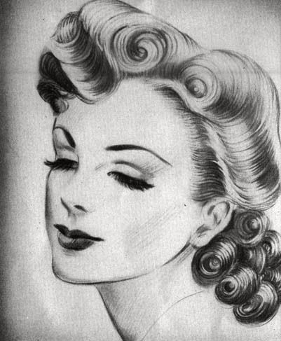 The 20th Century was an amzing time for women in terms of fashion - don't you agree? 1940s Hairstyles For Long Hair, Cabelo Pin Up, Retro Updo, 40s Hairstyles, American Duchess, 1940s Hairstyles, Victory Rolls, Hair Curls, Pin Up Hair