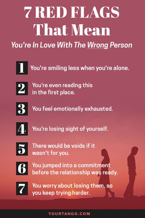 7 Red Flags That Mean You're In Love With The Wrong Person | YourTango Relationship Red Flags Quotes, Signs Of Unhealthy Relationship, Relationship Red Flags Signs, Red Flag Meaning, Red Flag Quotes, Red Flags In Relationships, Controlling Relationships, Mental Space, Relationship Red Flags