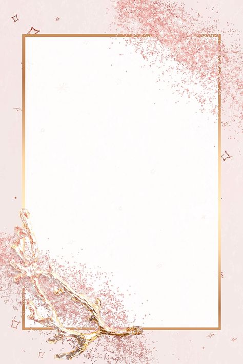 Rose gold glitter frame vector pink festive background | free image by rawpixel.com / PLOYPLOY Rose Gold Glitter Wallpaper, Pink And Gold Background, Pink And Gold Invitations, Rose Gold Wallpaper Iphone, Pink Glitter Background, Rose Gold Backgrounds, Festive Background, Gold Wallpaper Iphone, Gold Glitter Background