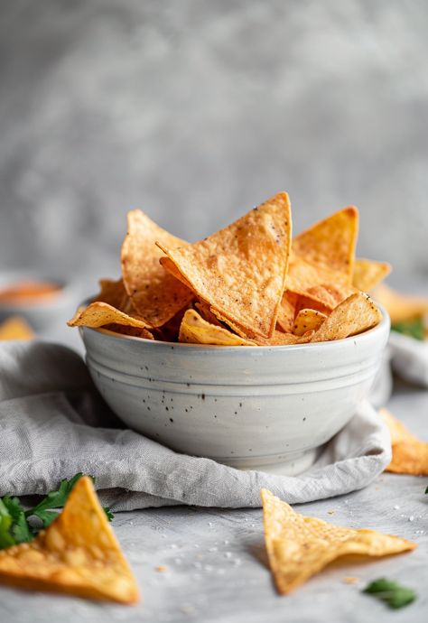 Learn How to Cook Air Fryer Tortilla Recipe For Free | Recipes You'll Love, Made Easy! Air Fryer Tortilla Chips, Air Fryer Tortilla, Lentil Chips, Trendy Recipes, Potato Chip Recipes, Homemade Tortilla, Homemade Tortilla Chips, Homemade Chips, Air Fryer Recipe