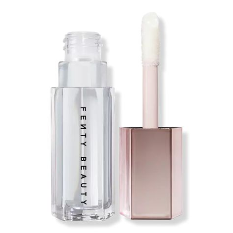 Gloss Bomb Universal Lip Luminizer - FENTY BEAUTY by Rihanna | Ulta Beauty Fenty Beauty Gloss Bomb, Lip Gloss Collection, Clear Lip Gloss, Gloss Labial, Luminizer, Makeup Items, Glass Slipper, Lip Balm Gloss, Fenty Beauty