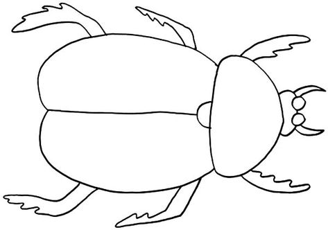 Beetle Crafts Preschool, Bugs Drawing, Bug Coloring Pages, Beetle Art, Fall Crafts For Kids, Bugs And Insects, Sketchbook Journaling, To Color, Beetlejuice