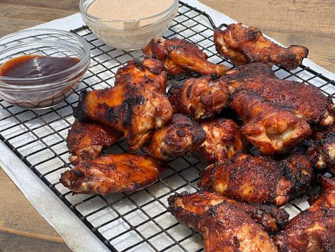 Smoked & Fried Chicken Wings - Kent Rollins Deep Fried Chicken Wings, Marinated Chicken Wings, Smoked Turkey Wings, Deep Fried Chicken, Kent Rollins, Smoked Wings, Smoked Chicken Wings, Making Chicken, Fried Chicken Wings