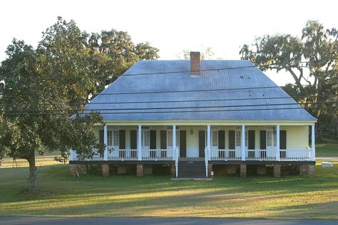 Creole | Jacques Levet, Jr. Acadian Style Homes Louisiana, Journey To The River Sea, Acadian Style Homes, Apartments Floor Plans, A Hays Town, Southern Style Homes, Acadian Homes, Farmhouse Porches, Louisiana House