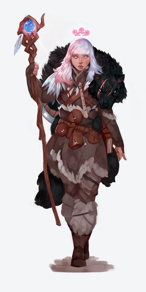 Full Body Portrait Reference, Aasimar Female Druid, Druid Of Stars, Kalashtar Druid, Dnd Mage Character Art, Kalashtar Dnd Female, Nordic Character Design, Female Druid Dnd, Female Mage Character Art