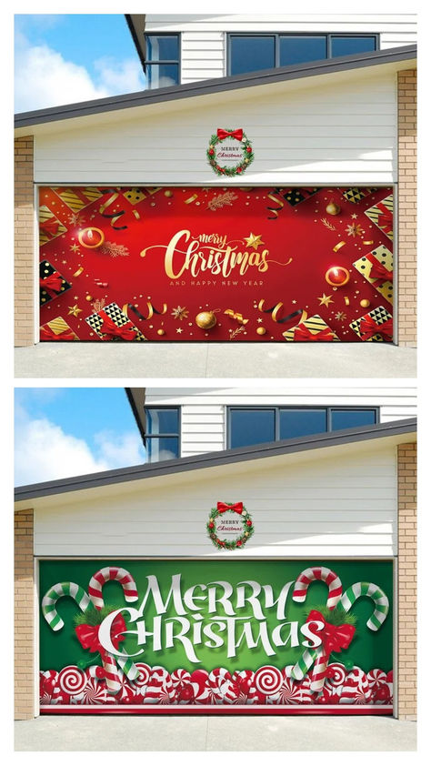 Christmas flag banner