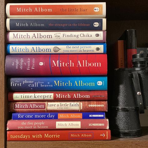 Day 6 of #allthebooksapr24 is #stacksaturday . 📚 Here is my stack of Mitch Albom books, which was appropriate to share today. 📚 #allthebooksapr24 #stacksaturday #bookaddict #bookstagram #instabooks #readersofinstagram #igbooks #mitchalbom Mitch Albom Books, 2025 Board, Mitch Albom, Book Recommendation, April 6, Album Book, Day 6, Book Addict, Old Books