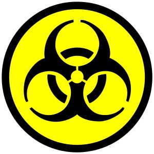 Transfer Ideas Bio Hazard, Yellow, Black