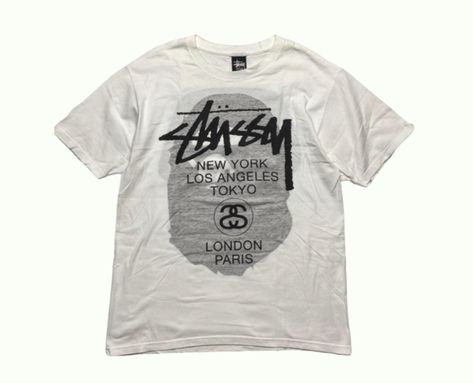 Stussy Tee, Clothing Png, Aesthetic Grunge Outfit, בר מצווה, Oversized Graphic Tee, Tomboy Fashion, Dream Clothes, Grunge Outfits, Rick Owens