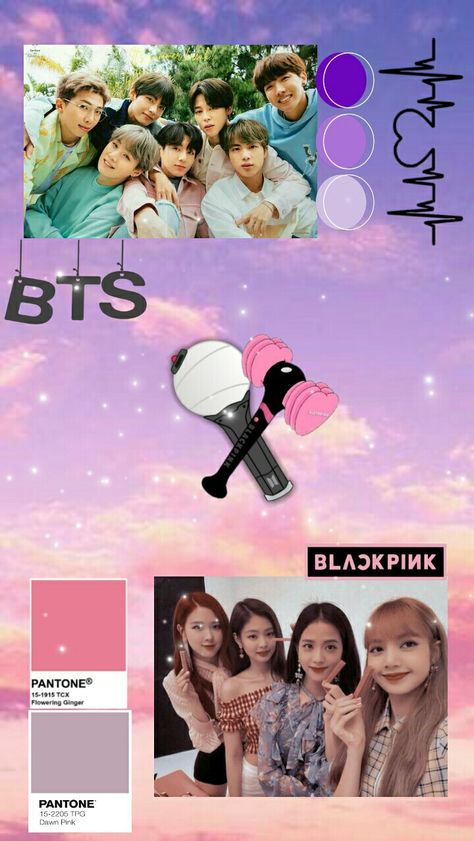 Armyblink Logo, Pantone Flower, Bts X Blackpink, The Love Witch Movie, Bts Black, Cute Galaxy Wallpaper, Blackpink Poster, Bts Blackpink, Kpop Couples