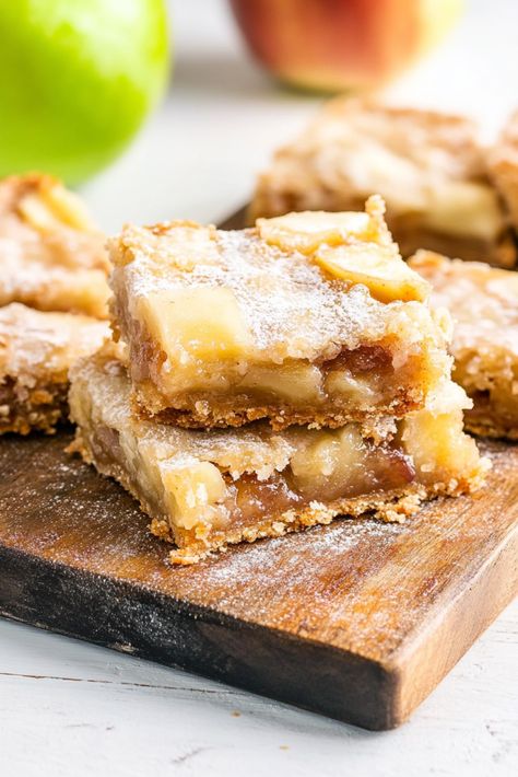 Flaky Apple Pie Bars Recipe, Flaky Apple Pie Bars, Apple Pie Bars Recipe, Pie Bars Recipe, Sweet Apples, Apple Pie Bars, Pie Bar Recipes, Apple Bars, Classic Apple Pie