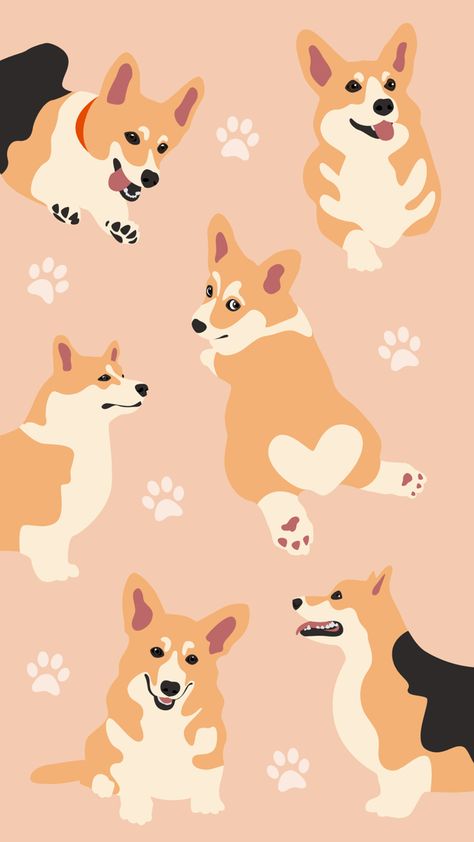 Wallpaper Iphone Dog, Corgi Wallpaper Iphone, Cute Aesthetic Wallpaper Iphone, Rescue Dog Quotes, Corgi Wallpaper, Best Dog Quotes, Tela Iphone, Dog Scrapbook, Cute Corgi Puppy