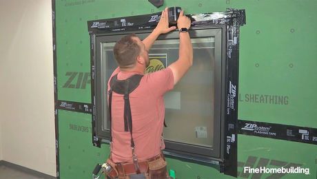 Part 1: Prepare a Rough Opening for a Nail-Fin Window Over Zip System Sheathing - Fine Homebuilding Window Marketing, How To Install Windows, Timber Frame Joinery, Fine Homebuilding, Framing Construction, Bookcase Door, Home Building Tips, Window Casing, Las Vegas Shows