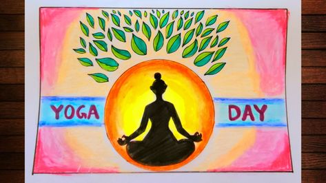 International Yoga day drawing easy, world yoga day poster making, yoga day posters Yoga Drawing Easy, Yoga Day Posters Drawing, Yoga Day Drawing Ideas, Yoga Poster Drawing, Yoga Day Posters Ideas, Yoga Drawing Art, International Yoga Day Drawing, International Yoga Day Poster, Yoga Day Posters