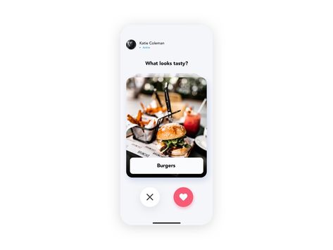 Tinder for food app Food Web Design, Food Web, Delicious Burgers, Order Food, Food App, App Design, Global Community, Swift, Web Design