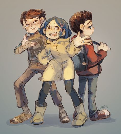 Wybie Coraline Fanart, Coraline And Paranorman Fanart, Coraline Fanart Wybie, Tim Burton Art Coraline, 9 Fanart Tim Burton, Coraline Book, Tim Burton Personajes, Coraline And Wybie, Kubo And The Two Strings