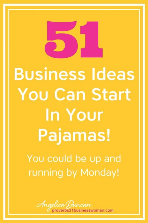 Small Business Ideas For Women | Need A Business Idea? Here are 51! Start your business by Monday! Savvy business ideas for women who want to start a business from their homes. These small business ideas are perfect for work at home moms! #mompreneur #wahm #smallbusiness #startabusiness #p31 #p31businesswoman #proverbs31businesswoman #wahm Business Idea, Busy At Work, Small Business Ideas, Proverbs 31, Work From Home Moms, Home Based Business, Business Blog, Home Business, Work From Home Jobs