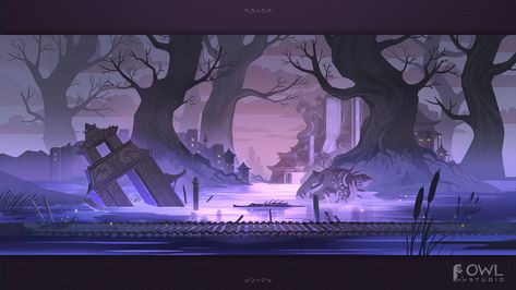 2d Game Art Background, Game Art Background, Game Background Design, Stylized Background, Concept Artist Portfolio, 2d Background, 2d Game Background, Epic Backgrounds, Video Game Backgrounds